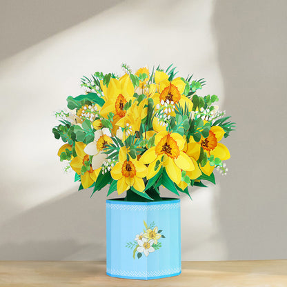 Daffodil Pop-up Flower Bouquet