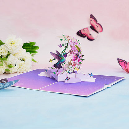 hummingbird-flower-pop-up-card