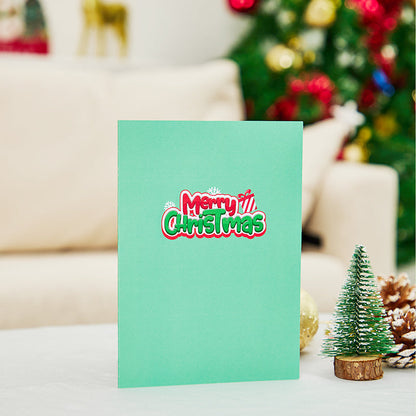 Merry Christmas Train Pop-Up Card