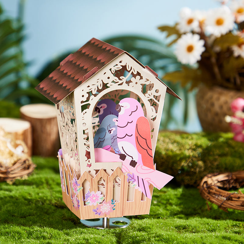 mothers-day-bird-house-3d-paper-music-box