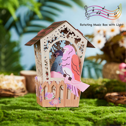 mothers-day-bird-house-3d-paper-music-box