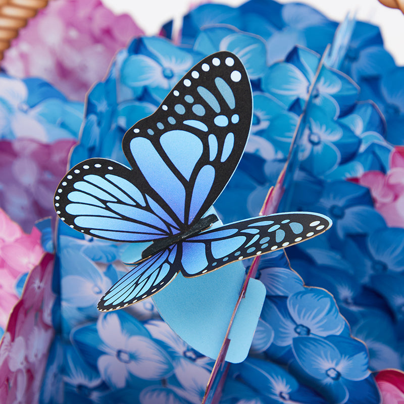 Nantucket Hydrangeas Flower Basket