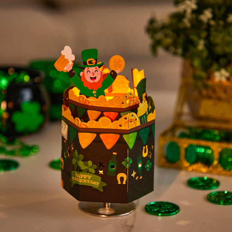 st-patricks-day-3d-paper-music-box-