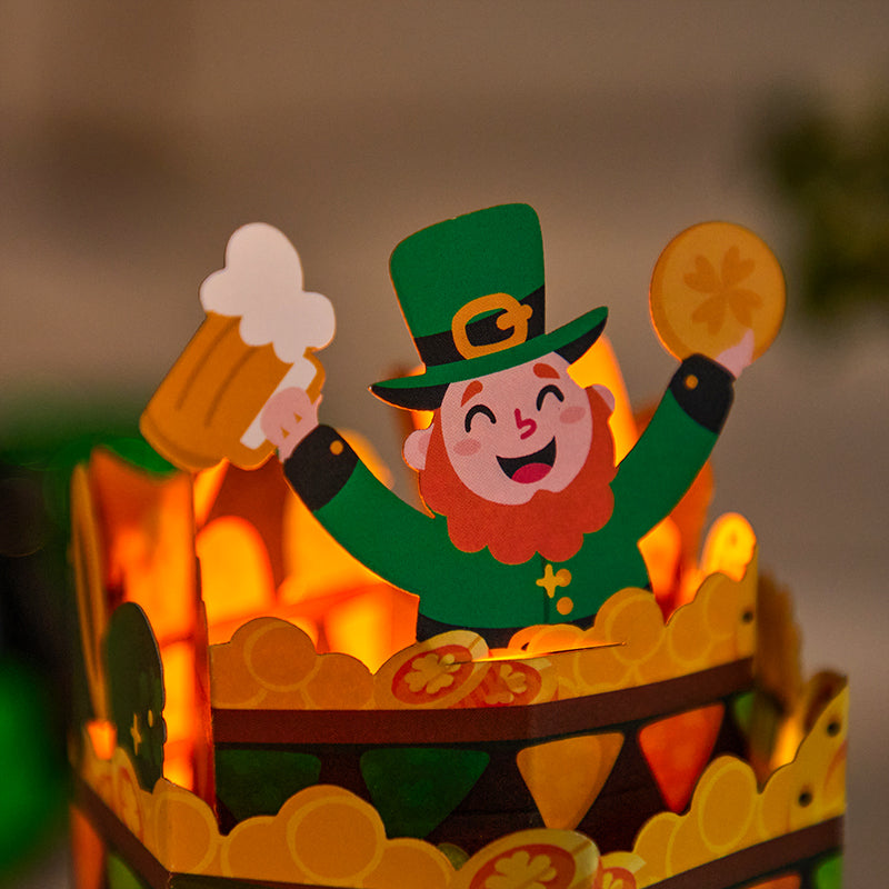 st-patricks-day-3d-paper-music-box-