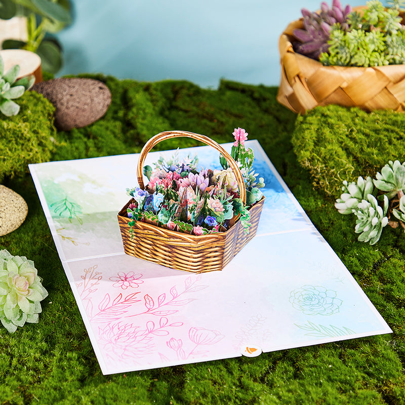 succulent-flower-basket-pop-up-card-