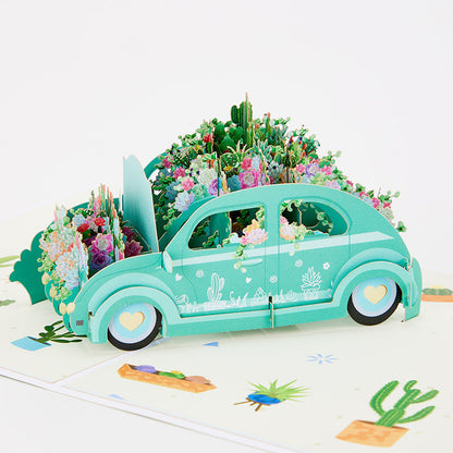 succulent-flower-car-pop-up-card-