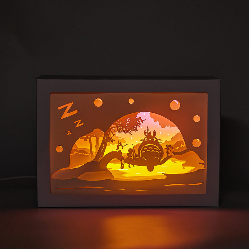 totoro-3d-paper-cut-light-box-